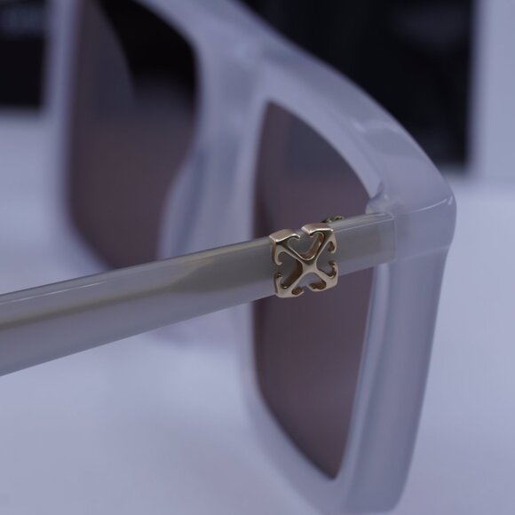 Off-White OERI13W STRATFORD 0964 Square Sunglasses – Grey/Brown - Picture 8 of 9